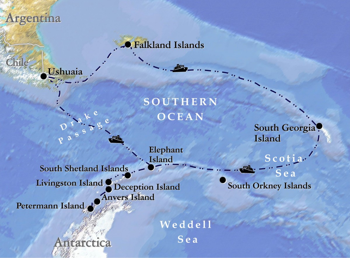 Antarctica 12 5 2011 Itinerary 1200x886 
